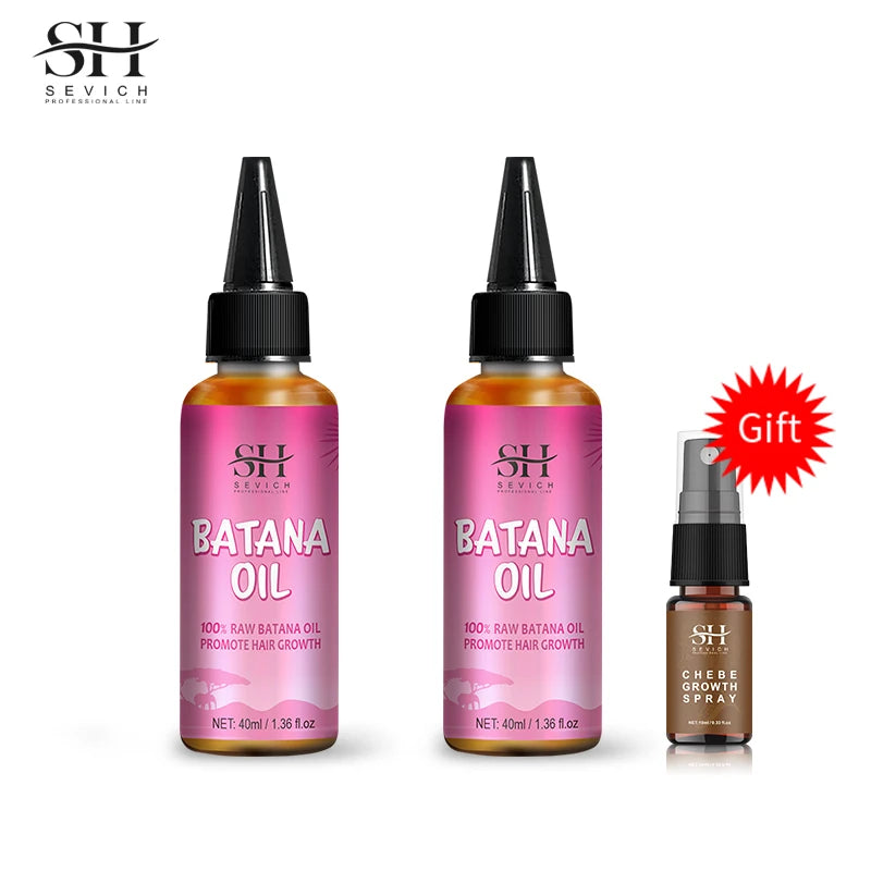 100% Batana Hair Fast Growth Oil Set African Crazy Traction Alopecia Batana Hair Mask Anti Hair Break Hair Regrowth Treatment