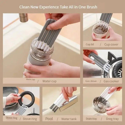 Multifunctional Flexible Gap Brush Cup Cover Groove Nipple
