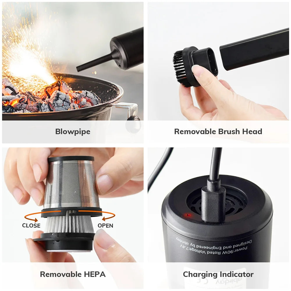 Cordless Handheld Vacuum Cleaner for Laptop & Car,Portable