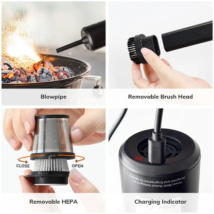 Cordless Handheld Vacuum Cleaner for Laptop & Car,Portable