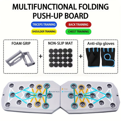LINGPENG Board per Piegamenti Multifunzionale - Tavola Push-Up Pieghevole. TK