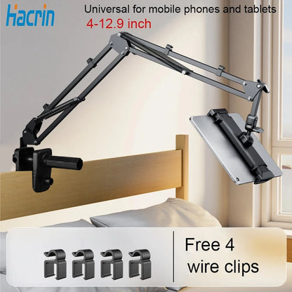 Tablet Stand Holder for Bed Rotatable Phone Stand for 4-12.9"
