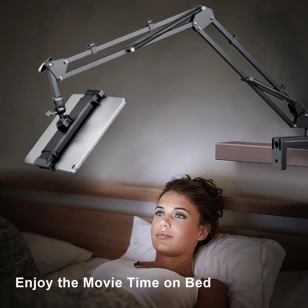 Tablet Stand Holder for Bed Rotatable Phone Stand for 4-12.9"