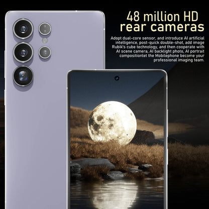 S25 Ultra,Smartphone Android,6.8 inch,12+512GB ROM,4G Network,Mobile phones,Dual SIM,24+48MP Camera,Cellphones