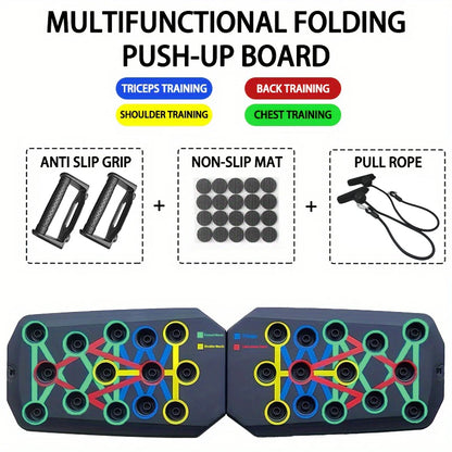 LINGPENG Board per Piegamenti Multifunzionale - Tavola Push-Up Pieghevole. TK