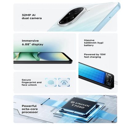 Global Version Xiaomi redmi A5 4GB 128GB Smartphone 32MP AI dual camera 6.88 "120hz Display Seite Finger abdruck 5200mah Schnel