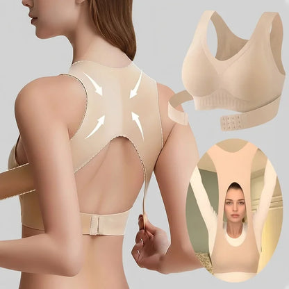 Reggiseno Posturale Donna Senza Ferretto – Supporto Schiena, Chiusura Frontale, Seamless e Comfort Quotidiano