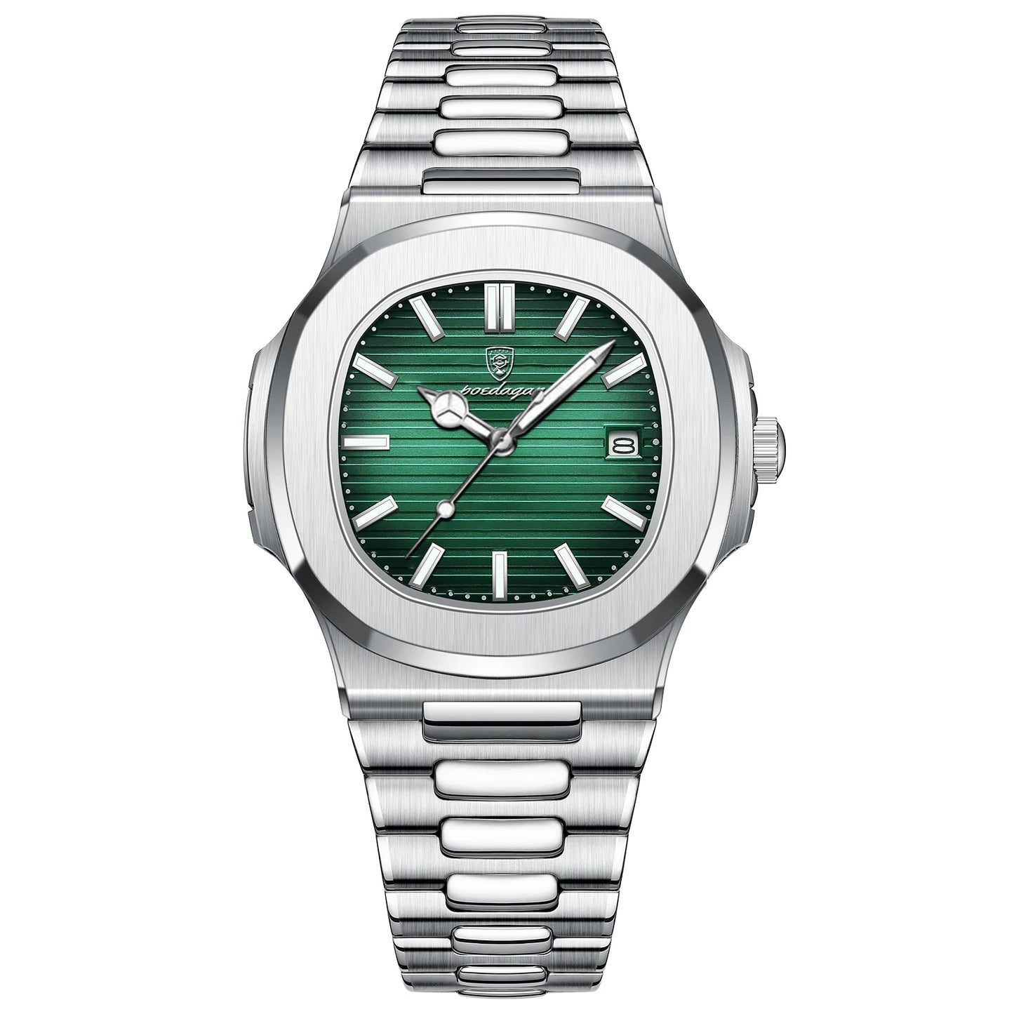 Luxury Brand Men's Quartz Wristwatch Stainless Steel Waterproof