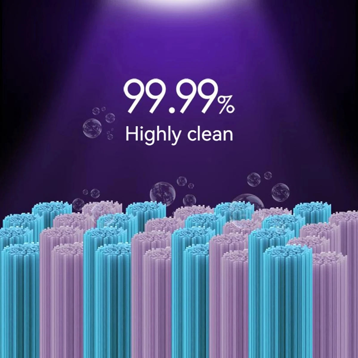 1PC Intelligent Toothbrush Disinfectant, Rechargeable, Dry,