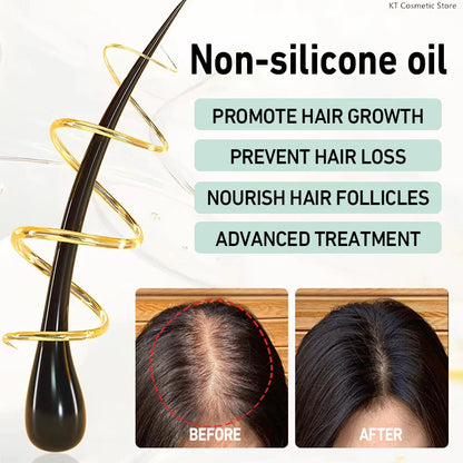 100ML Fast Hair Growth Oil Africa Crazy Traction Alopecia Serum Anti Hair Break Thicken Hair Loss Treatment Spray For Man Women