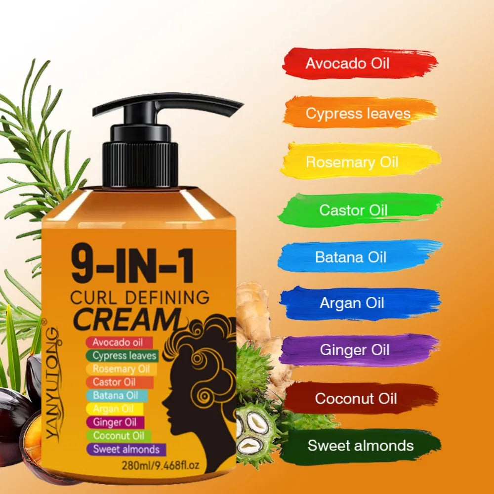Crema Idratante e Modellante per Capelli Ricci 280ml. TK