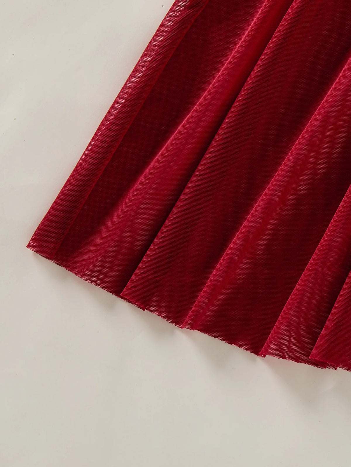 Camicia da Notte Semitrasparente Rosso Vino con Ricamo a Spiga e Fiocco. TK