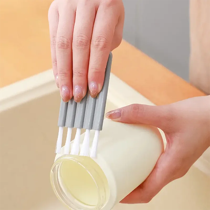Multifunctional Flexible Gap Brush Cup Cover Groove Nipple