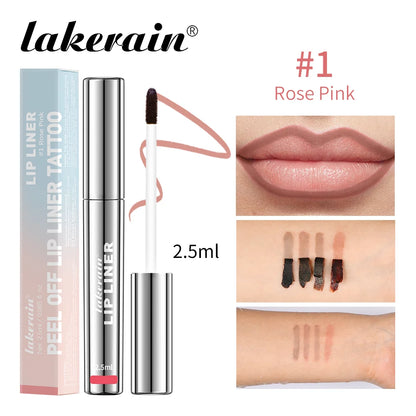 Waterproof Lip Liner Peel Off Tattoo Lipgloss Waterproof Long
