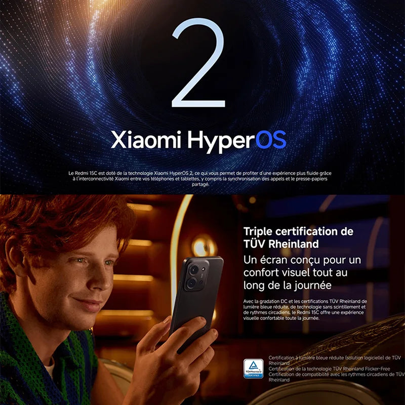 【Brand+】Xiaomi Redmi 15C Global Version 50MP main camera