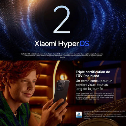 【Brand+】Xiaomi Redmi 15C Global Version 50MP main camera