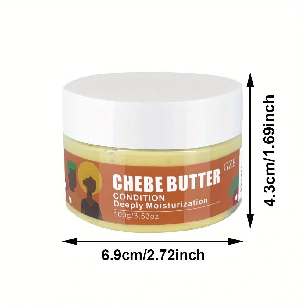 GZE Chebe Butter Condition Deeply Moisturization Hair Growth Repair Damaged Hair Super Smooth African Regrowth Anti Hair Loss