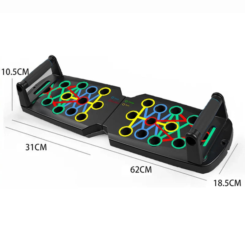 LINGPENG Board per Piegamenti Multifunzionale - Tavola Push-Up Pieghevole. TK