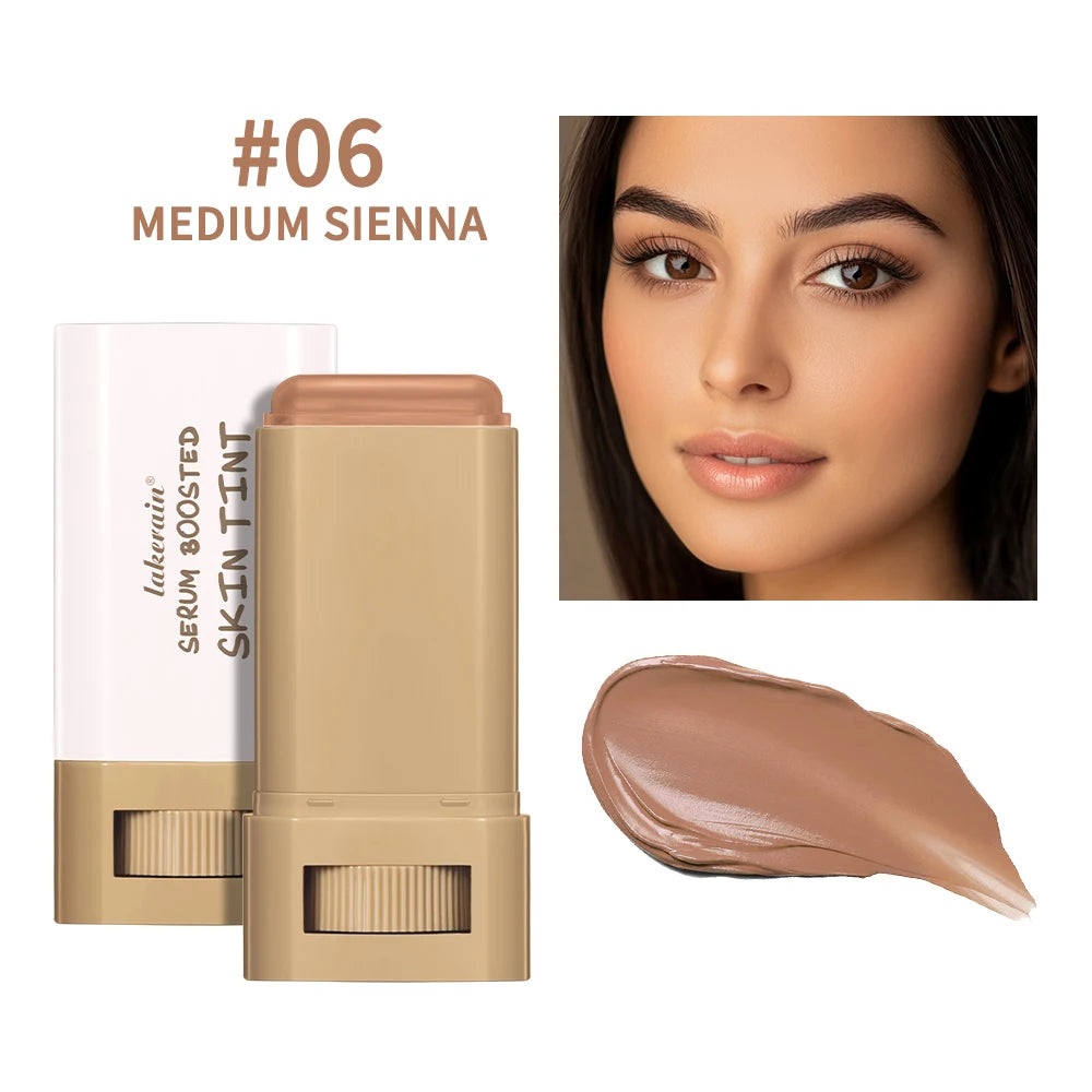 Skin Tint Foundation Stick 6 Colors Balm Serum Boosted Smooth