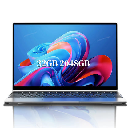 LENO Laptop 14.1" Full HD Intel Core i9 Windows 11 32GB RAM 2TB SSD Notebook Ultra Slim Gaming Business WiFi Bluetooth