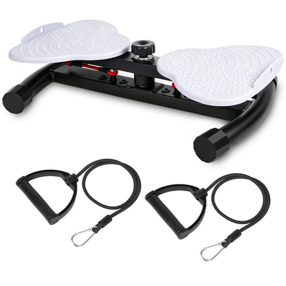 Twister Vita Fitness con Elastici – Pedana Rotante Silenziosa Antiscivolo per Addominali e Allenamento a Casa. TK
