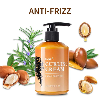 EJW Crema Definizione Ricci all'Olio di Argan - Idratante e Nutriente. TK