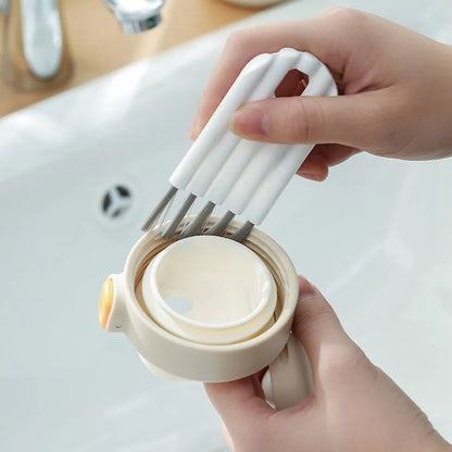 Multifunctional Flexible Gap Brush Cup Cover Groove Nipple