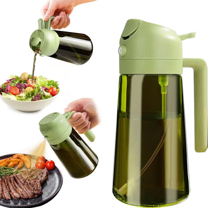 470ML/16oz Light-Blocking Dark Oil Sprayer for Cooking