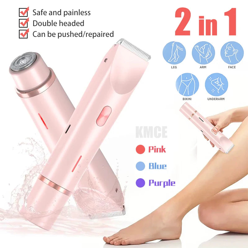 2025 Waterproof Rechargeable Electric Shaver Mini Women