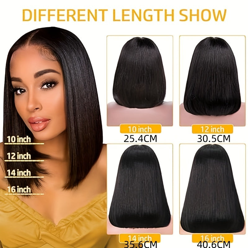 TIMOPOL Halloween Ready 5x1 Bob Lace Front Wig | 180% Plush Full Density & Baby-Soft Strands | Hyper-Real Natural Vibe | HD Invisible Transparent Lace | Stretchy Breathable Cap