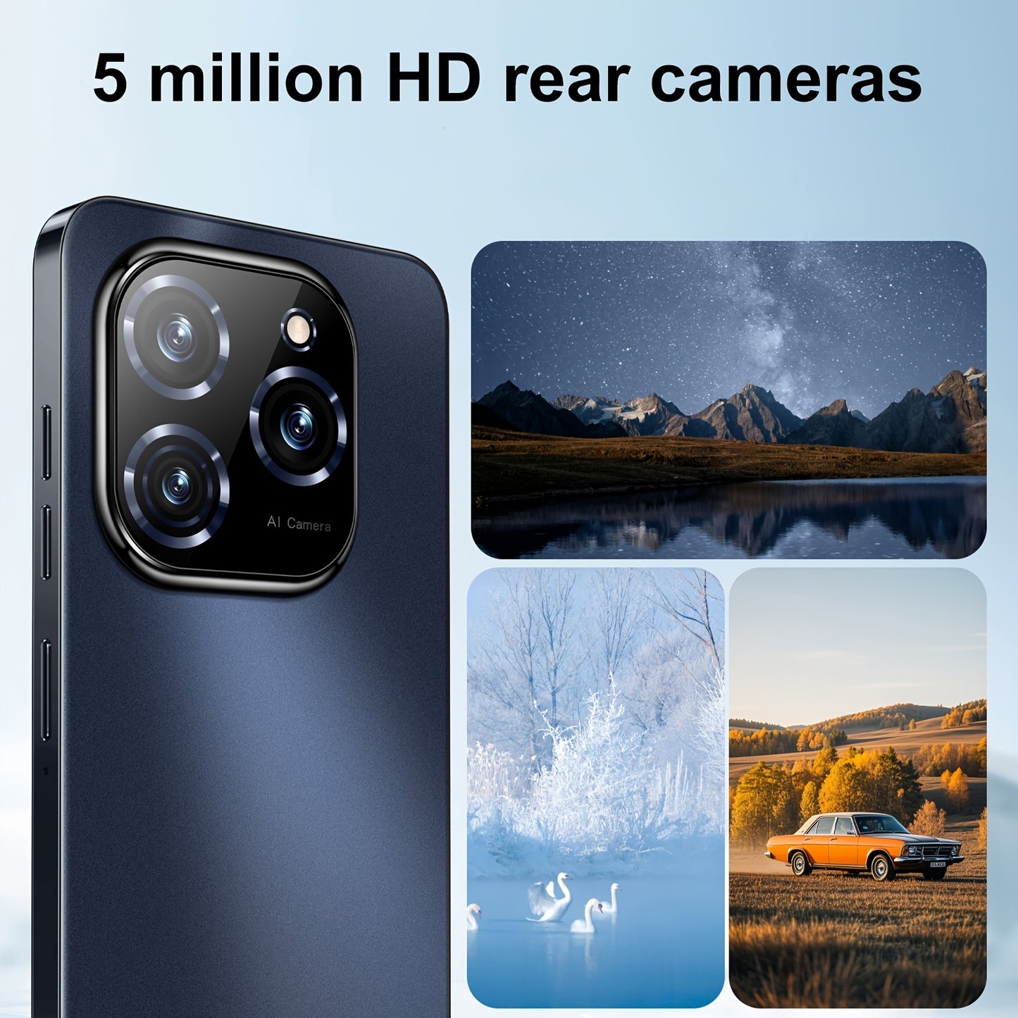 Android 8.1 Smartphone | 2Gb Ram+16Gb Storage, Dual Sim, 6.5 Inch Screen, Battery, 2Mp Front Camera, Gps, Wi-Fi, Type-C Charging