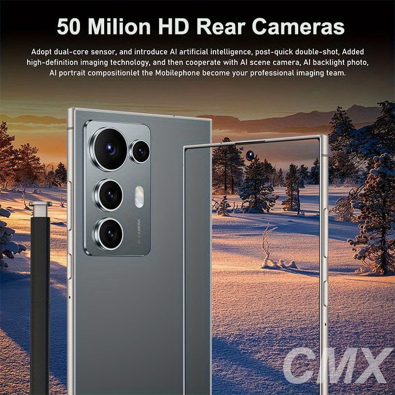 S25 Ultra 2025 14 Smartphone, 6.8" 8GB RAM + 256GB Storage, Sharp HD Front/Rear Cameras