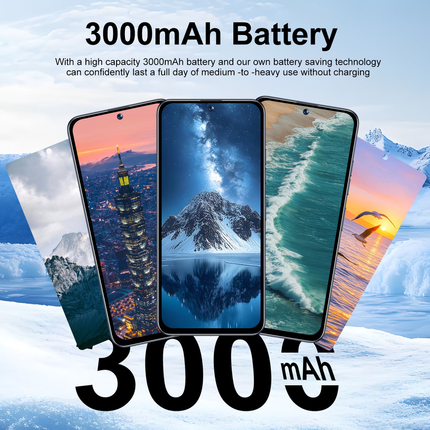 Smartphone with Dual SIM Dual Standby, 3G, 2GB of RAM, 16GB of Storage, a Large 6.5-Inch Touchscreen, 2MP And 5MP Cameras, Android 8.1