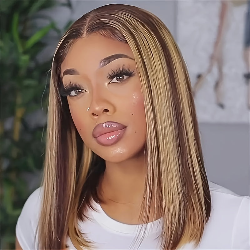 TIMOPOL Halloween Ready 5x1 Bob Lace Front Wig | 180% Plush Full Density & Baby-Soft Strands | Hyper-Real Natural Vibe | HD Invisible Transparent Lace | Stretchy Breathable Cap