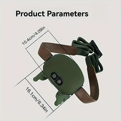 NIJ Portable Massager with USB- Operation, Battery & 3-Speed Settings - Full-Body Massager Suitable for, Back, Neck