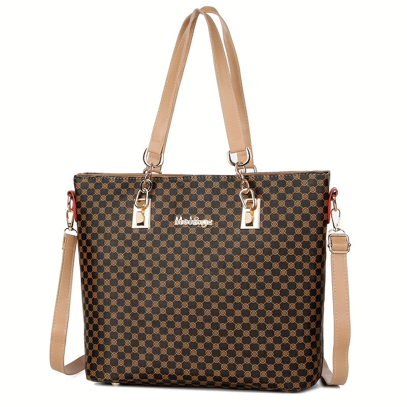 6pcs Women's Handbag Collection - Geometric Crossbody Bags with Zipper Closure, Handbags Suitable for Everyday