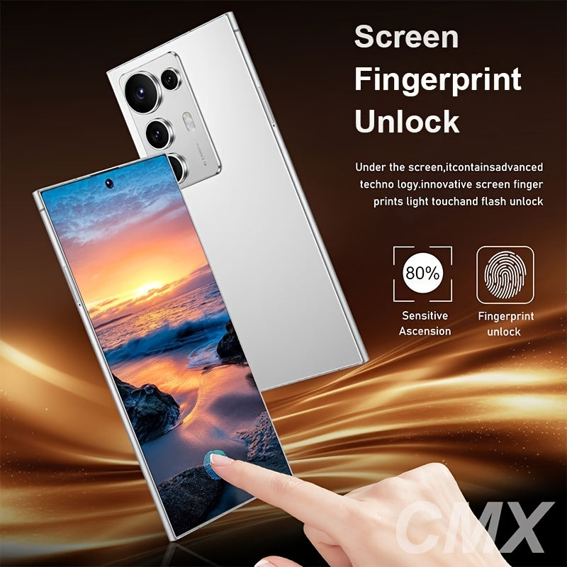 S25 Ultra 2025 14 Smartphone, 6.8" 8GB RAM + 256GB Storage, Sharp HD Front/Rear Cameras