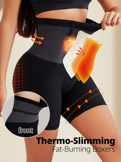 1PC Burning Thermal Pants – 3-Second Warming High-Waisted Shaping Shorts for Tummy Control & Lift