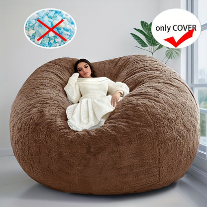 1pc of Extra-Large Memory Foam Furniture And Large Recliner Sofa, Equipped with a Soft Bean Chair Cover