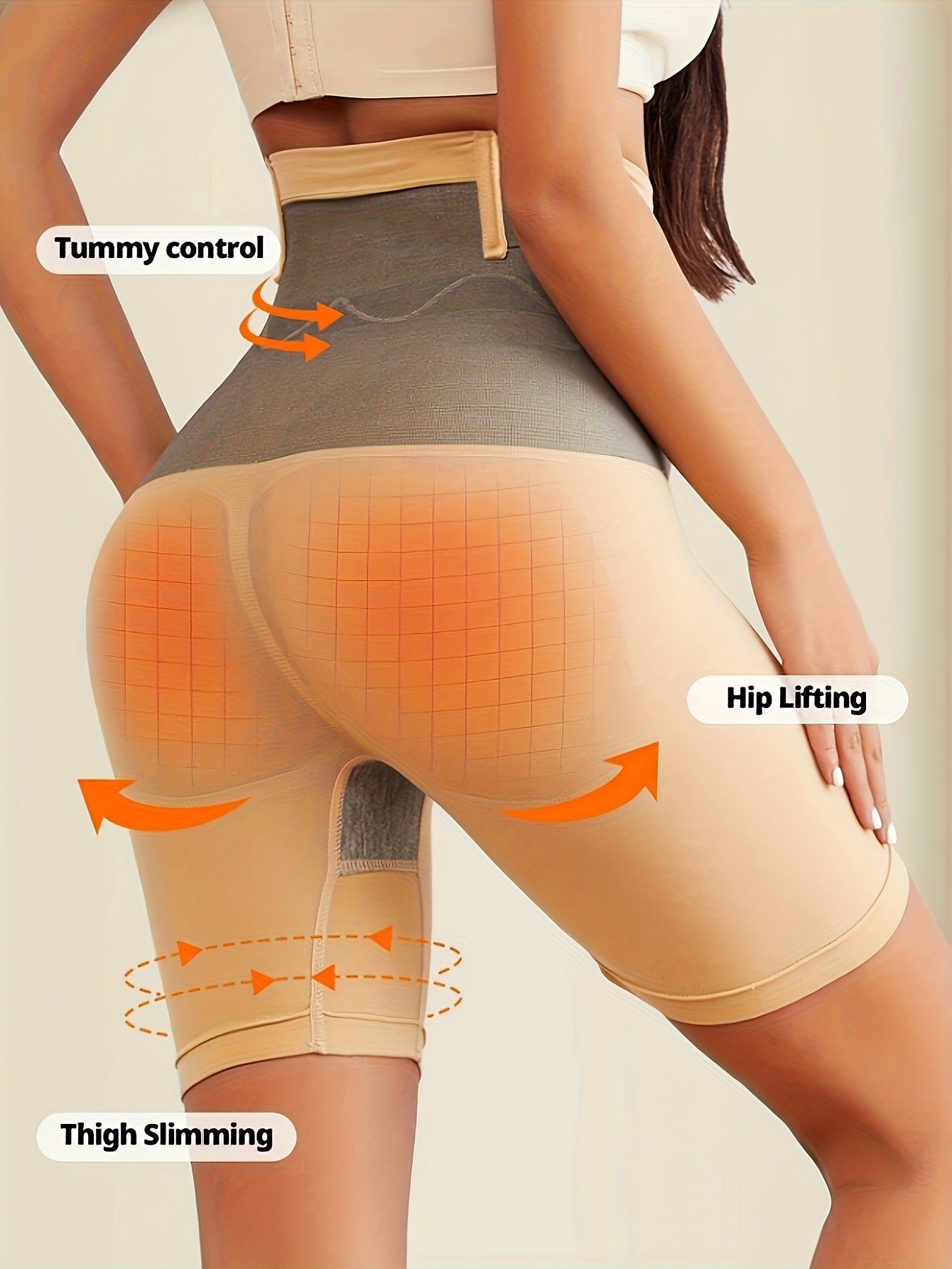 1PC Burning Thermal Pants – 3-Second Warming High-Waisted Shaping Shorts for Tummy Control & Lift
