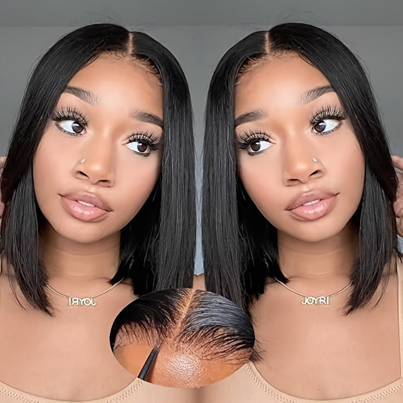 TIMOPOL Halloween Ready 5x1 Bob Lace Front Wig | 180% Plush Full Density & Baby-Soft Strands | Hyper-Real Natural Vibe | HD Invisible Transparent Lace | Stretchy Breathable Cap