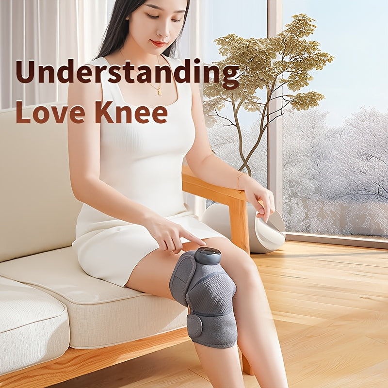 Rechargeable Knee Massager with Heat – Ergonomic Thermal Knee Relief for Work, Sedentary Lifestyles & Relaxation