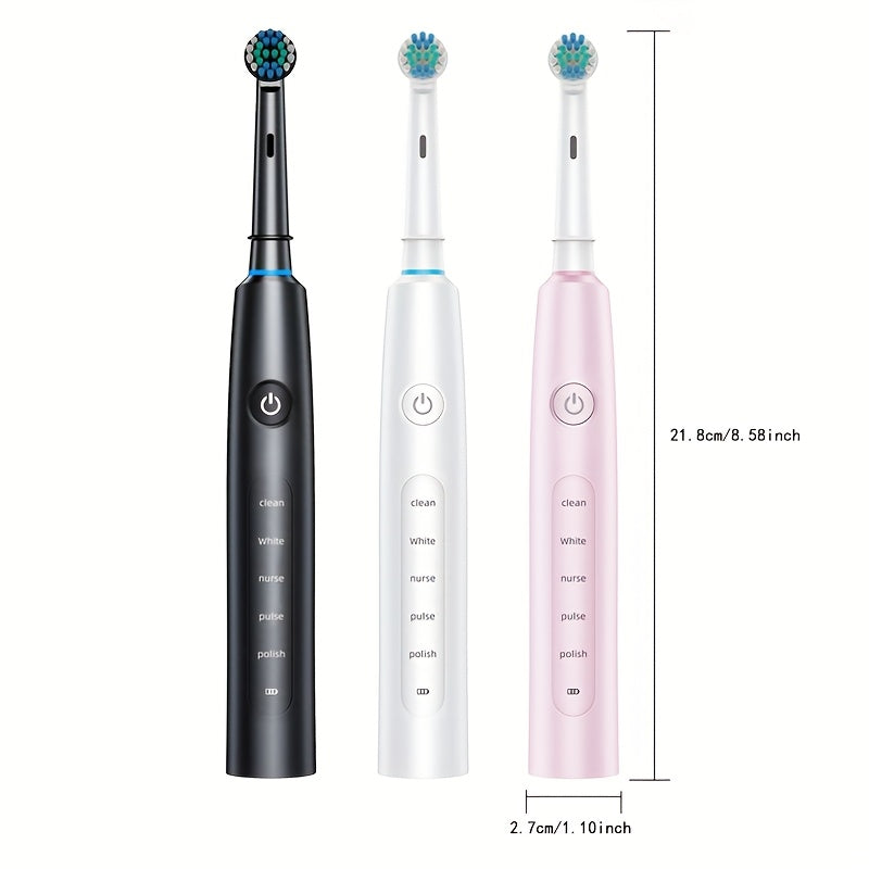 Adult Rotating Electric Toothbrush Gift Set – Ultimate Whitening & Oral Care Solution