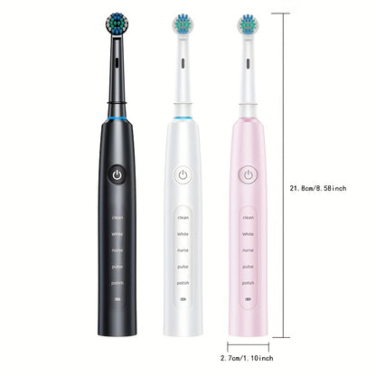 Adult Rotating Electric Toothbrush Gift Set – Ultimate Whitening & Oral Care Solution