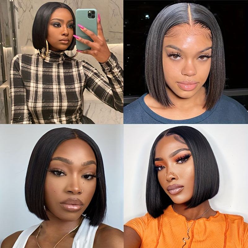 TIMOPOL Halloween Ready 5x1 Bob Lace Front Wig | 180% Plush Full Density & Baby-Soft Strands | Hyper-Real Natural Vibe | HD Invisible Transparent Lace | Stretchy Breathable Cap