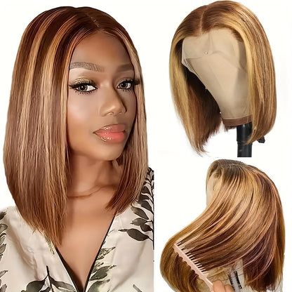 TIMOPOL Halloween Ready 5x1 Bob Lace Front Wig | 180% Plush Full Density & Baby-Soft Strands | Hyper-Real Natural Vibe | HD Invisible Transparent Lace | Stretchy Breathable Cap