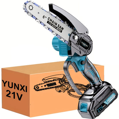 New Mini Chainsaw Wireless, Lightweight and Portable Handheld Electric Tree Cutting Machine