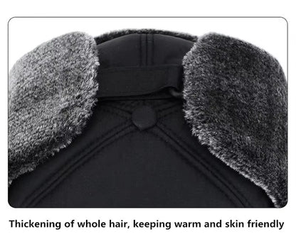 WRELS Cappello Invernale in Pelliccia Sintetica con Visiera - Caldo e Morbido. TK
