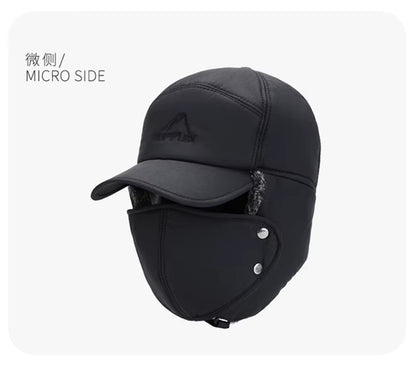 WRELS Cappello Invernale in Pelliccia Sintetica con Visiera - Caldo e Morbido. TK