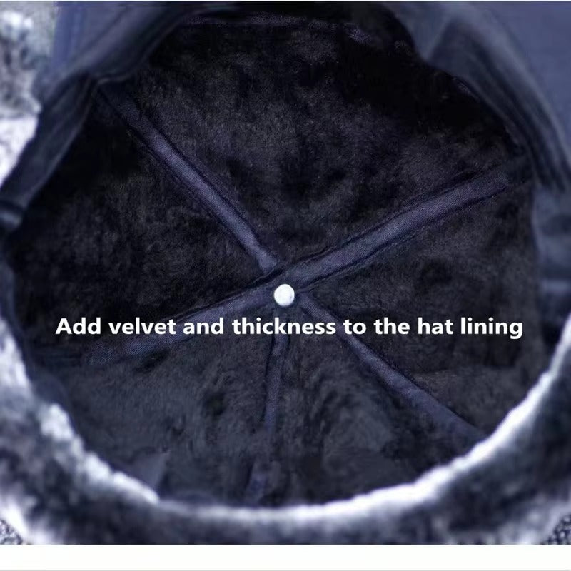 WRELS Cappello Invernale in Pelliccia Sintetica con Visiera - Caldo e Morbido. TK